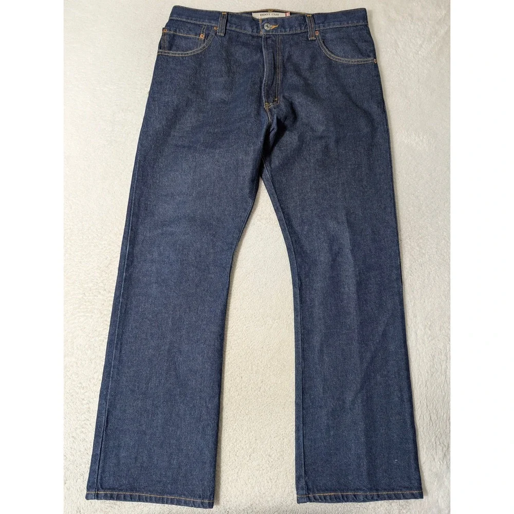 NEW! Levi's Jeans Mens 36/30‎ Blue 517 Bootcut Dark Wash Denim '09